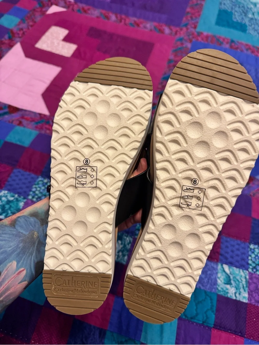 Women’s Black Crisscross Slide Sandals